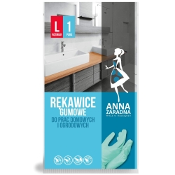 Anna Zaradna Rękawice Gumowe Rozmiar L