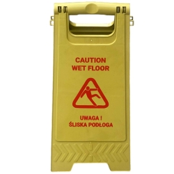 Tablica Ostrzegawcza Żółta wer.  PL-ANG Potykacz HS316