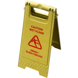 Tablica Ostrzegawcza Żółta wer.  PL-ANG Potykacz HS316