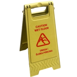 Tablica Ostrzegawcza Żółta wer.  PL-ANG Potykacz HS316