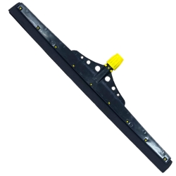 deClean Ściągaczka do Podłóg Plastic Podwójna Guma 75cm Kolor Czarny HS396