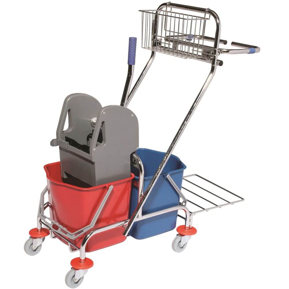 CleanPRO Wózek Stalowy Zestaw | higienapartner.pl