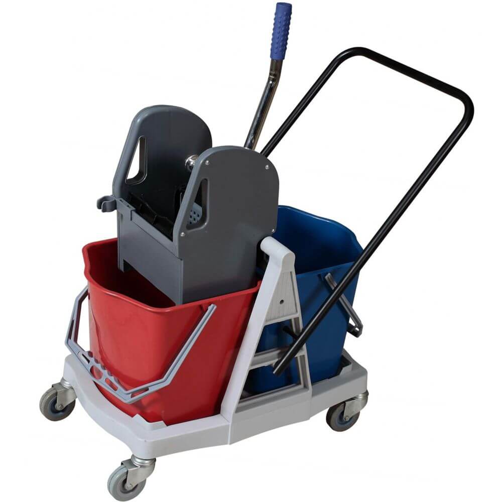 Wózek do sprzątania 2x17l ABS CleanPRO 361181 | higienapartner.pl