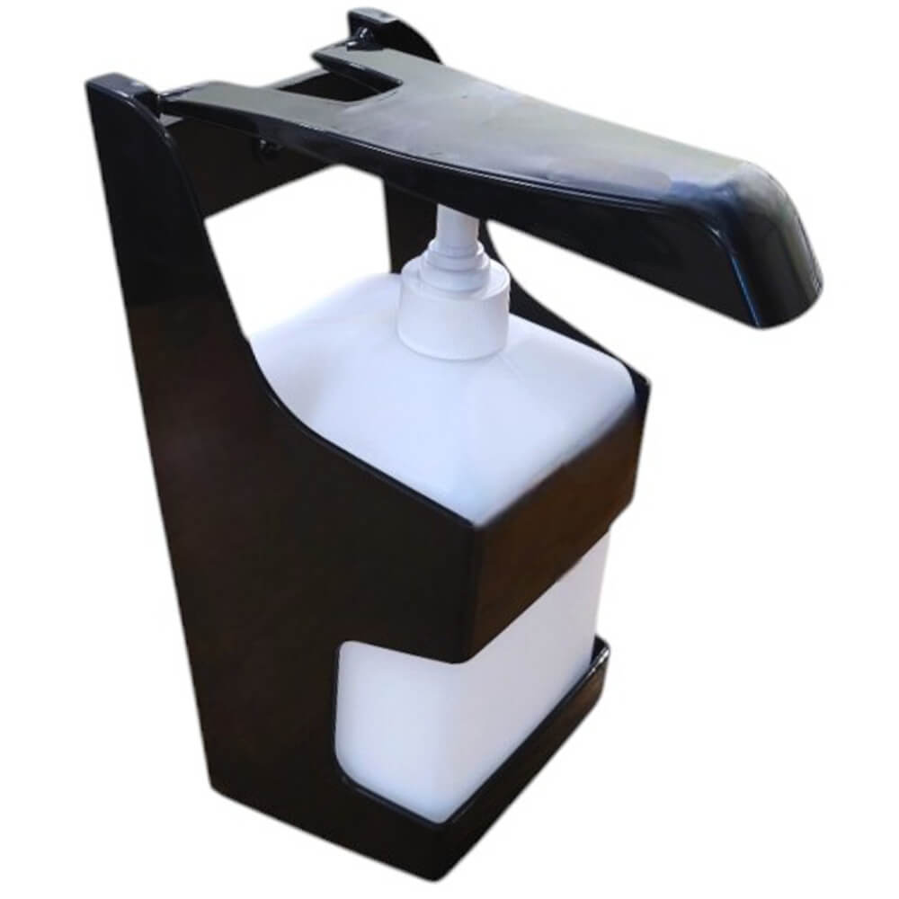 Dozownik do Dezynfekcji 1litr Łokciowy Czarny HS138B | higienapartner.pl