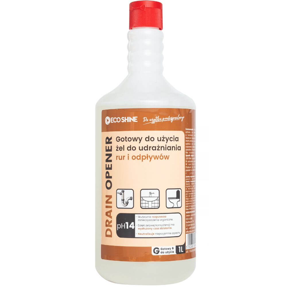 ECO SHINE DRAIN OPENER 1L Zagęszczony preparat | higienapartner.pl