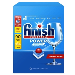 Finish Tabletki do Zmywarki Power Essential 90 szt. Cytrynowe