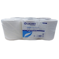 Lucart Strong Ręcznik Czyściwo w Roli  L-ONE Maxi 450 Centralnie Dozowane Celuloza 2W 158 m 6rolek