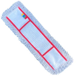 Nakładka Mop Płaski Kieszeniowy Biały 60 cm HS401