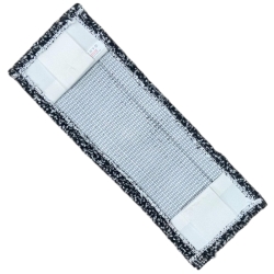 deClean Nakładka Mop Płaski DUO Kieszeniowy + Klips SCRUB EXTRA 40cm do Szorowania HS413