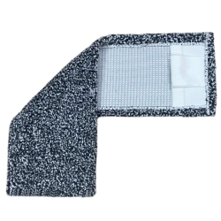 deClean Nakładka Mop Płaski DUO Kieszeniowy + Klips SCRUB EXTRA 50cm do Szorowania HS413