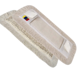Nakładka Mop Płaski DUO Kieszeniowy + Klips Bawełna 40cm 145g HS416