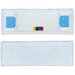 deClean Nakładka Mop Płaski DUO Kieszeniowy + Klips Microfibra 40cm HS455