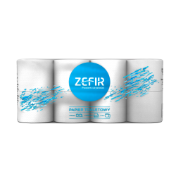Papier Toaletowy ZEFIR 3W Celuloza 8 rolek Linia AFH