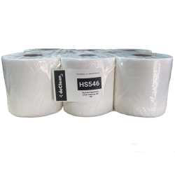 Ręcznik Papierowy Celuloza MAXI 100m 2W a6 6 rolek  Biały HS546