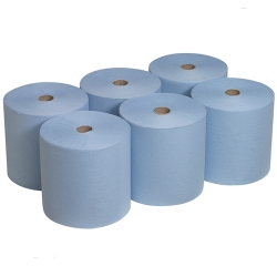 Ręcznik Papierowy MATIC AutoCut Celuloza 300m Blue Premium Zgrzewka 6 szt HS595