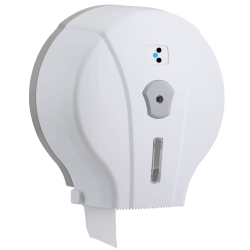 deClean Podajnik do Papieru Toaletowego JUMBO Kolor Biały HS080