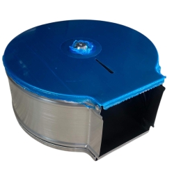 deClean Podajnik Stalowy do Papieru Toaletowego Jumbo Matowy HS180