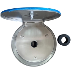 deClean Podajnik Stalowy do Papieru Toaletowego Jumbo Matowy HS180