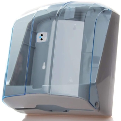 deClean Podajnik HS040T do Ręczników Papierowych Składanych Transparentny