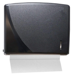 deClean Podajnik do Ręczników Papierowych Składanych Czarny HS047B