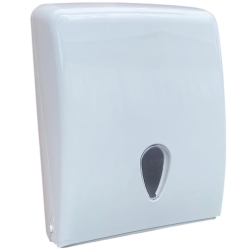 deClean Podajnik do Ręczników Składanych Biały HS048