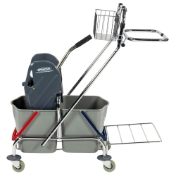 SPRINTUS Wózek do Sprzątania Double Bucket CHROME PRO 2x17 litów 301081