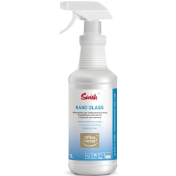 Swish NANO GLASS 1L Gotowy do użytku, bezalkoholowy preparat do bieżącego mycia powierzchni szklanych i tworzyw sztucznych
