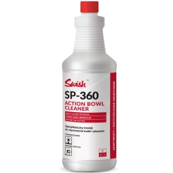 Swish SP-360 ACTION BOWL CLEANER 1L Gotowy do użycia, bardzo silny preparat do czyszczenia powierzchni sedesów i pisuarów