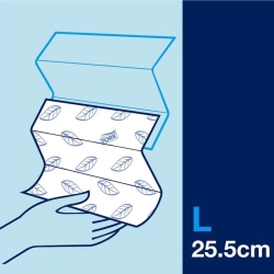 Tork Ręcznik Miękki w Składce Trójpanelowej H2 Biały 3780 Tork Xpress 120398