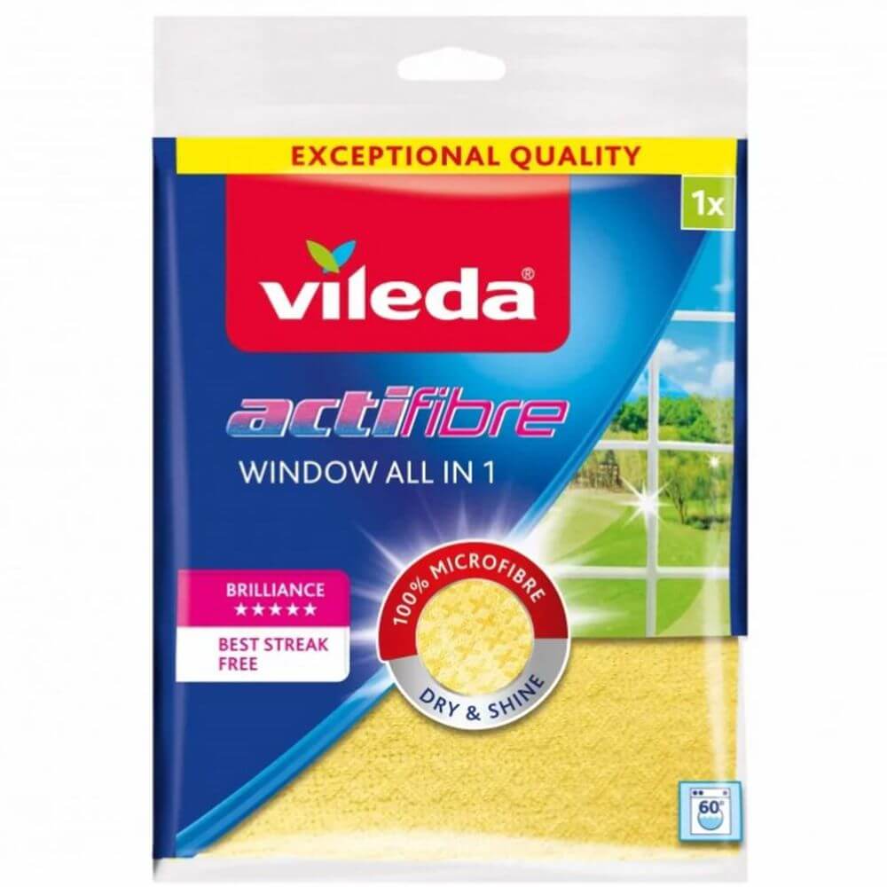 Vileda Ściereczka ACTIFIBRE okienna | higienapartner.pl