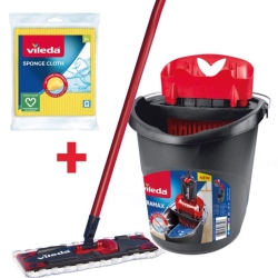 Vileda Mop Zestaw Ultramax Box + Ścierki 3 szt. Gratis