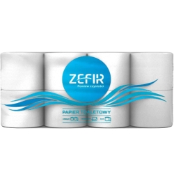 Zefir Papier Toaletowy 45m Celuloza 2W Zgrzewka 8szt.